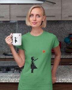 Banksy Girl With Balloon 11oz Mug