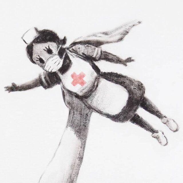 Banksy Super Nurse!